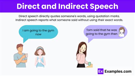 direct speech meaning and examples
