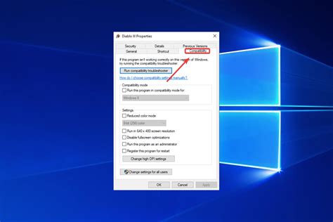 disable full screen optimization windows 10