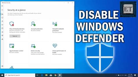 disable windows defender definition updates