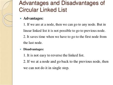 disadvantages of linked list