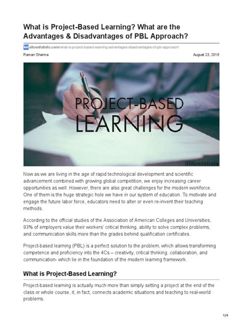 disadvantages of project approach
