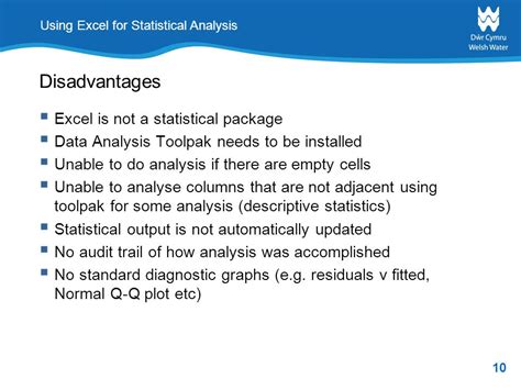 disadvantages of using excel for data analysis