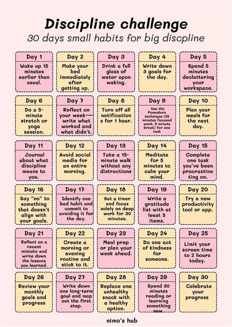 discipline challenge