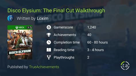 Disco Elysium Final Cut Walkthrough