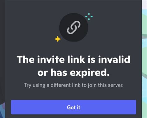 discord authentication link not working