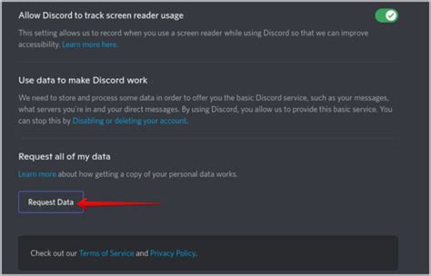 discord data policy