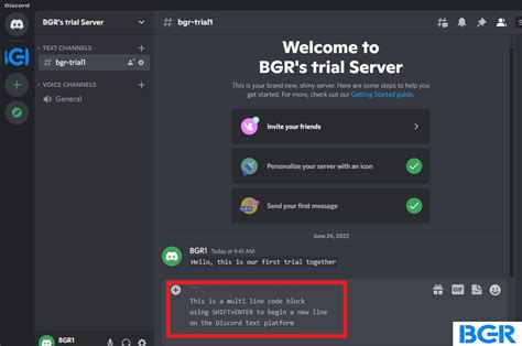 discord how to do code blocks