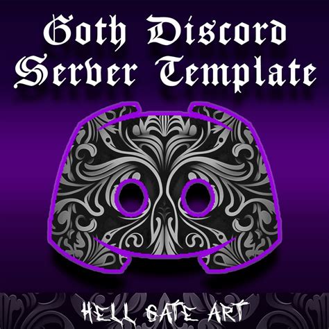 discord intro template goth
