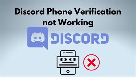 discord phone verification not working