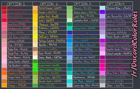 discord server booster color code