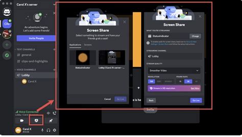 discord show when streaming