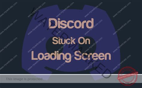 discord stuck on loading page