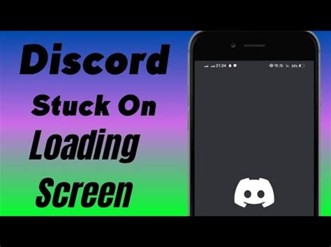 discord stuck on loading screen iphone