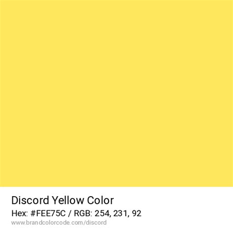 discord yellow color code