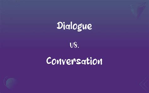 discourse vs dialogue