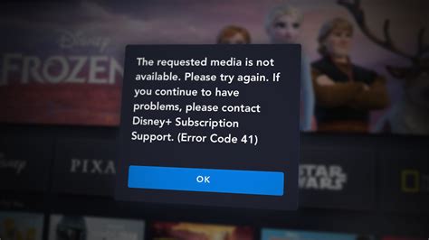 disney plus support error code 41