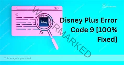 disney plus support error code 9