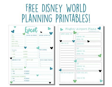 Disney World Printable