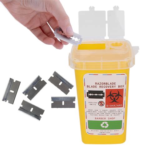 disposable container blade disposal