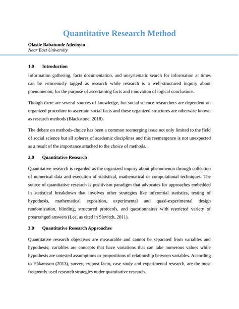 dissertation methodology example quantitative