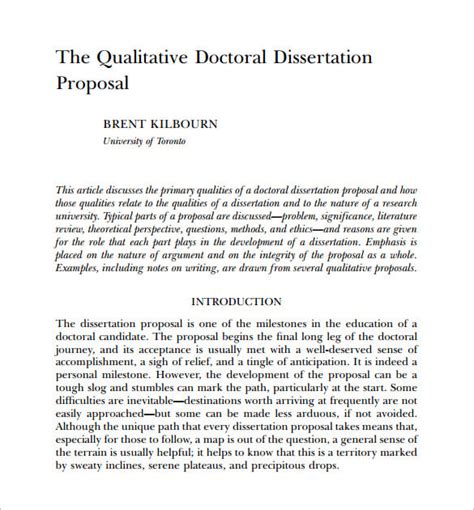 dissertation proposal sample pdf