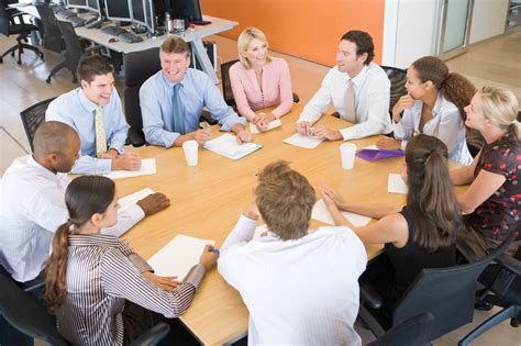 diverse group discussing