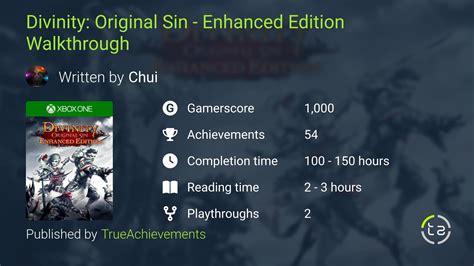 Divinity Original Sin Walkthrough Enhanced Edition