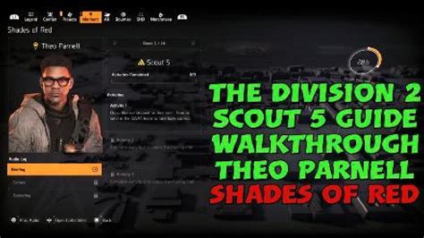 Division 2 Scout 5 Walkthrough