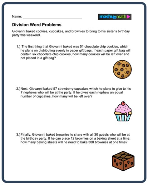 division word problems for grade 5 with answers