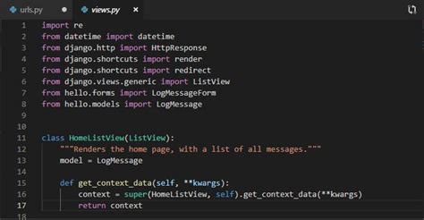 django website example source code