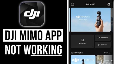 dji mimo app not working android 14
