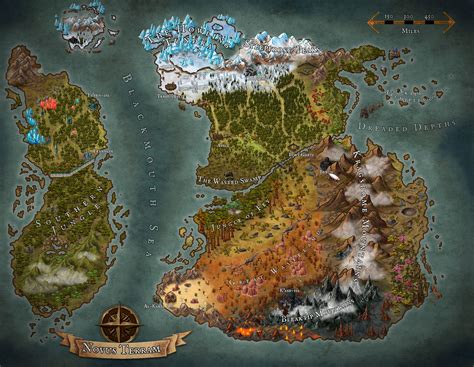dnd fantasy world map