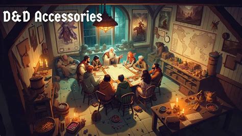 dnd table with accessories