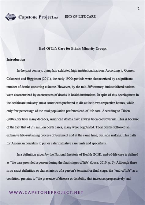 dnp scholarly project paper examples