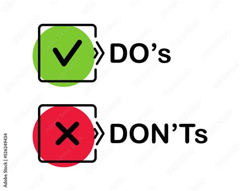 do's and don't use