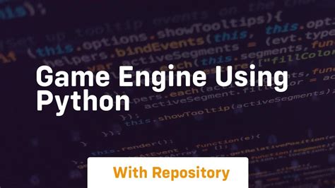 do any game engines use python