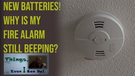 do carbon monoxide detectors keep beeping