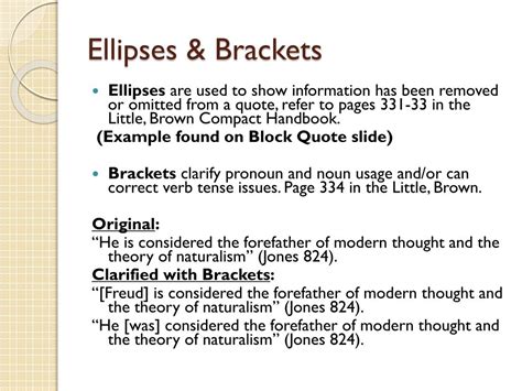 do ellipses have spaces mla