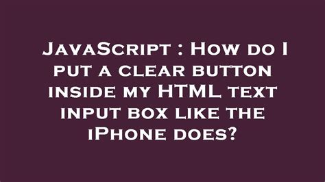 do i have javascript on my iphone