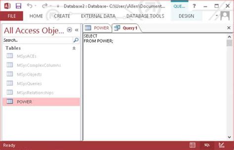 do you use sql in access