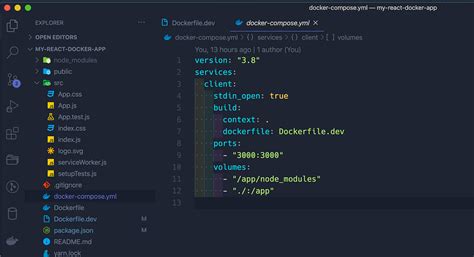 docker react app example