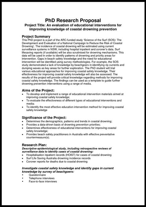 doctoral dissertation proposal template