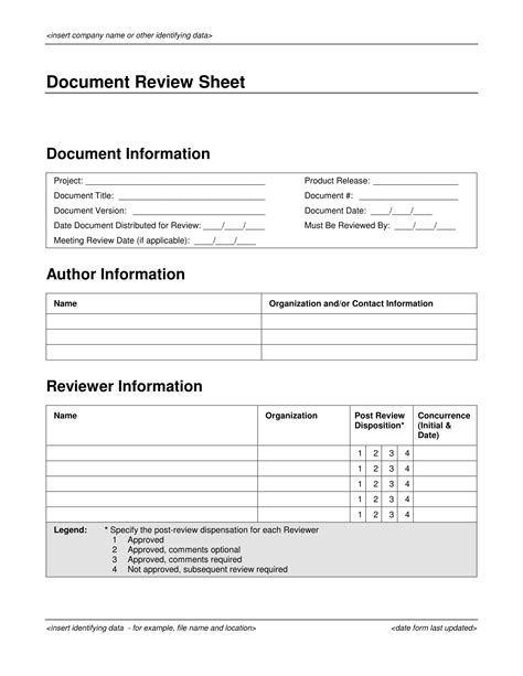 document review example pdf