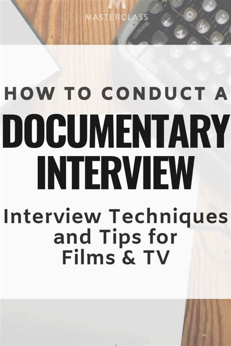 documentary interview techniques