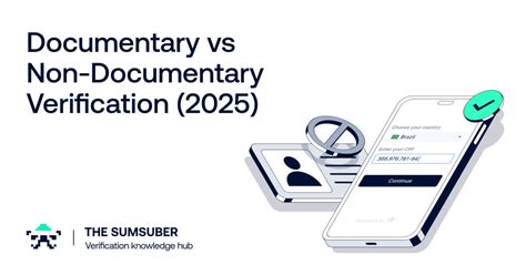 documentary vs non-documentary verification