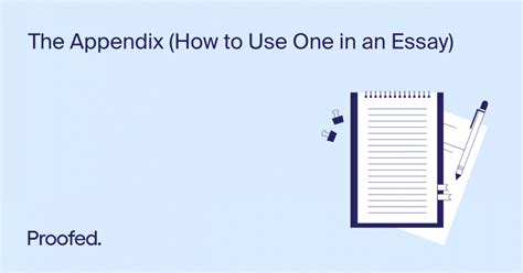does a dissertation need an appendix