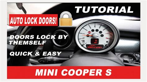 does a mini cooper lock automatically
