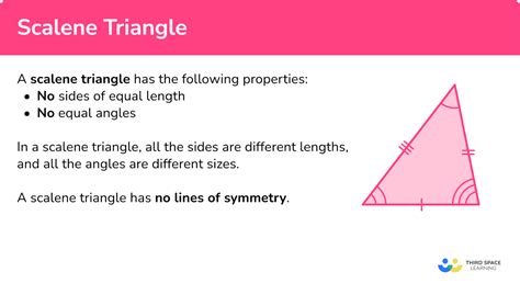 does a scalene triangle have parallel lines