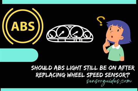 does abs speed sensor affect speedometer