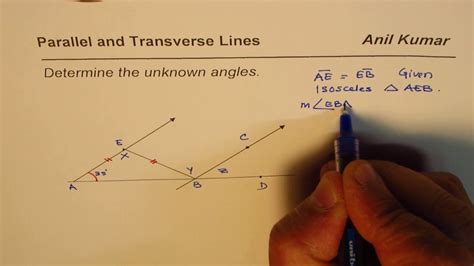 does an isosceles triangle have parallel lines